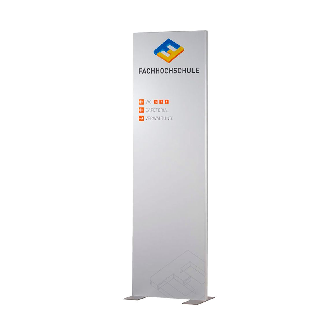 Information totem for university of applied sciences