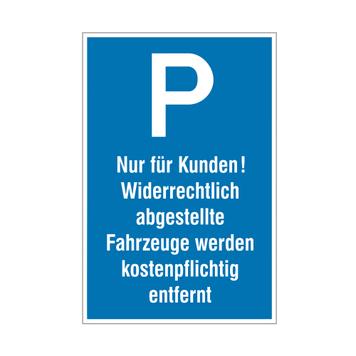 Znak za zabranu parkiranja i zaustavljanje od aluminijuma