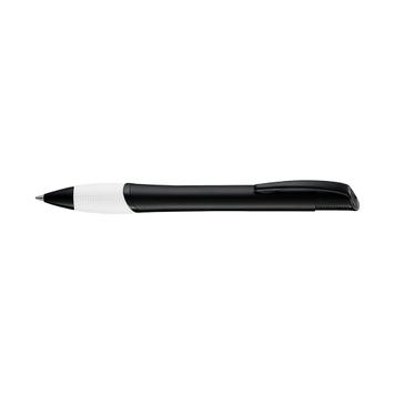 Metalna hemijska olovka „Opera M“, crna sa sarenom drskom