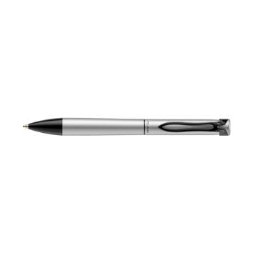 Pelikan hemijska olovka  „Stola III”, crna / srebrna sa zsakrivljenim klipom