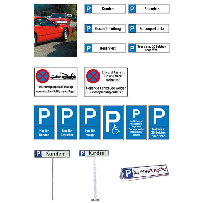 Znak za zabranu parkiranja i zaustavljane od plastike