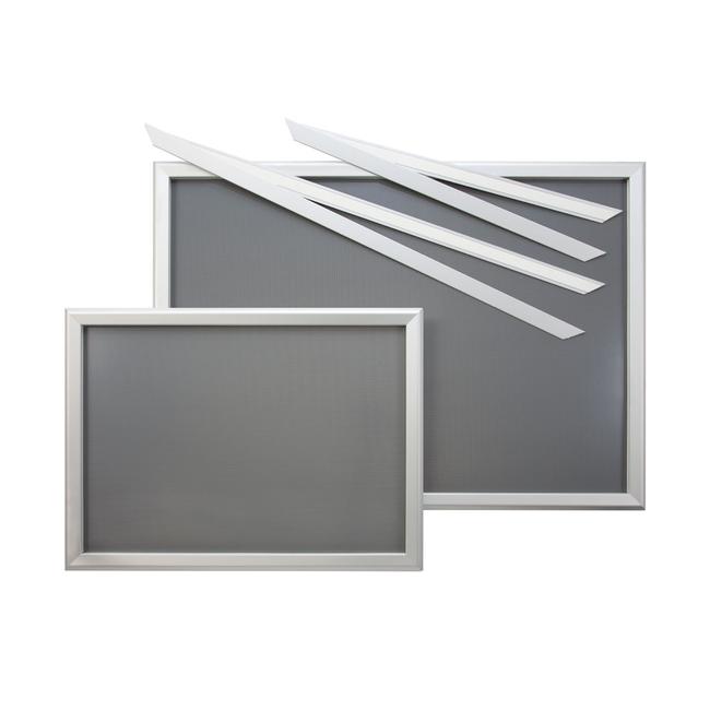 Sistem okvira za prozor „Feko”,srebrno eloksiran, sklopivi uglovi