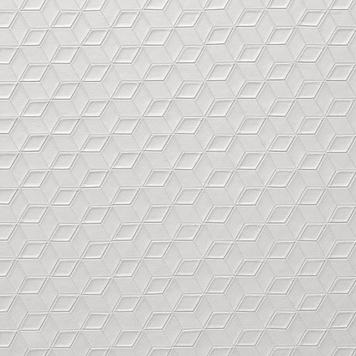 FlexiDeco-Stilska podloga / Vinil, struktura kocke, biserno siva