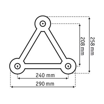 Sajamski stender  FD 33, 6.000 mm x 2.500 mm x 6.000 mm (B x H x T)