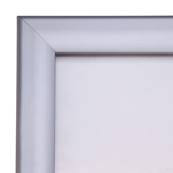 Vodootporan držač postera  „RT”, 35 mm profil, oštri uglovi, srebrno eloksiran