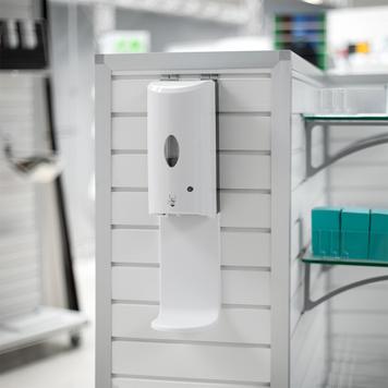 Sensor-Wall - Set za naknadnu ugradnju dispenzera za dezinfekciju za pričvršćivanje na FlexiSlot® slatwall